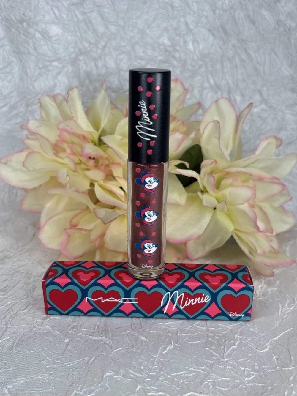 MAC Disney Minnie Daisy LipGlass Lip Gloss - DRESS UP - Lim Ed FullSize NIB Free